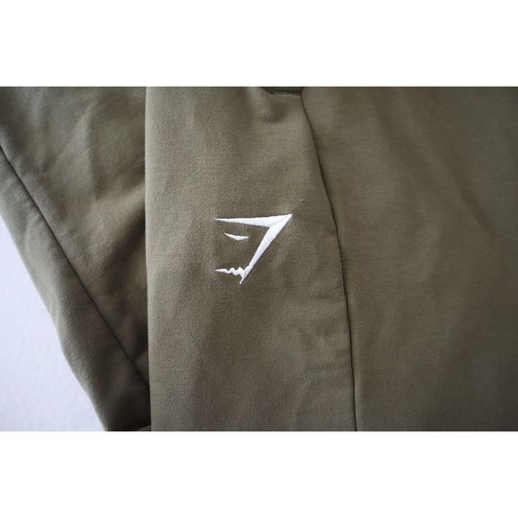 Gymshark GMBT4252 Men's Sz Medium Olive Green Critical Zip Jogger Pants - Picture 5 of 10